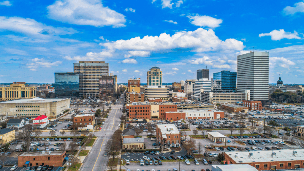 columbia south carolina sky line